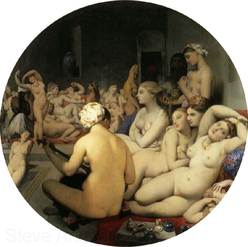 Jean-Auguste Dominique Ingres Turkish Bath Germany oil painting art